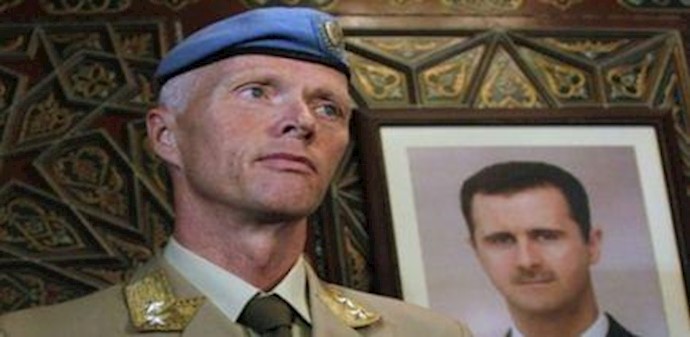 Norwegian general flies in to Damascus to command U.N. observers’ mission