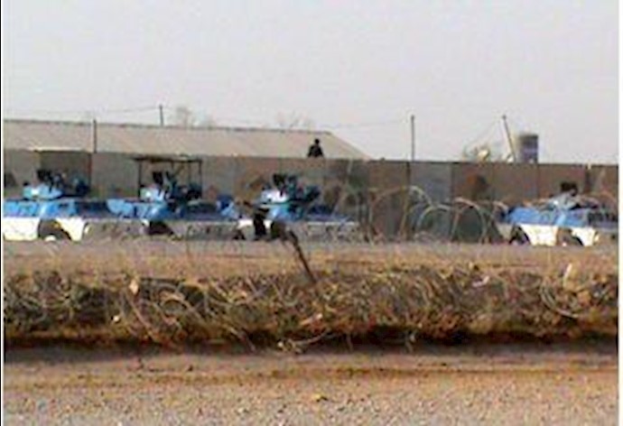 Anti-riot armored unit deployed to suppress Liberty residents