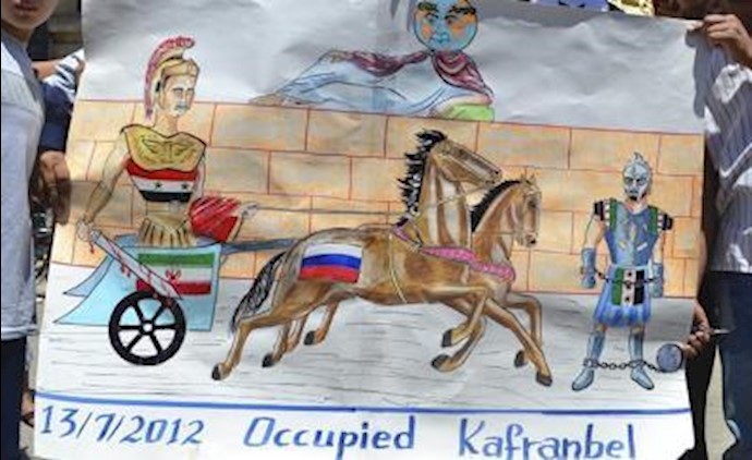 For Syrian demonstrations, artists work overtime