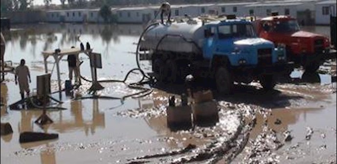  'Utility vehicles in Camp Liberty'