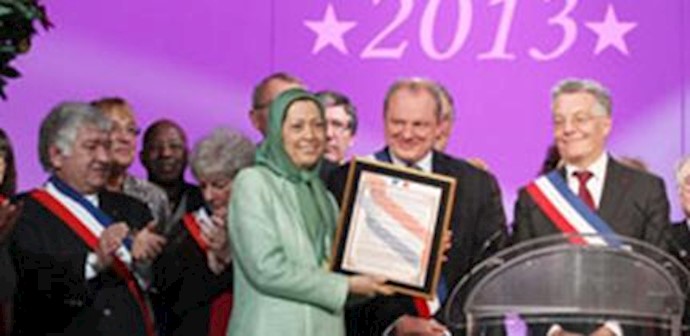 Maryam Rajavi’s speech at the New Year celebrations 2013-Auver sur oise