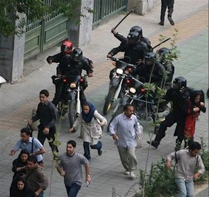 Tightening security measures in city west central of Iran