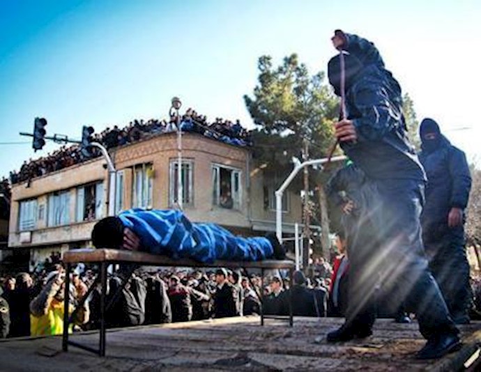 Iranian regime lashes and hangs prisoners in public in Sabzevar