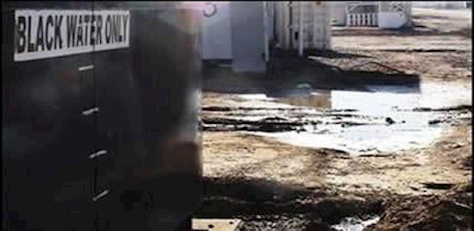 Preventing evacuation of Camp Liberty sewage
Environmental contamination and spread of various diseases