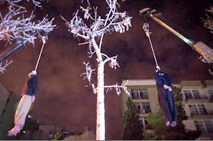 Iran: Two prisoners hanged in Public in Tehran