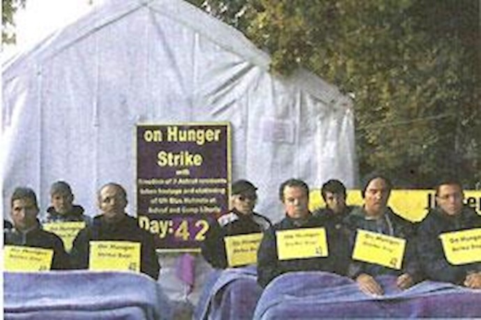 Iranians dissidents weakened, continue 7th week of hunger strike in Geneva