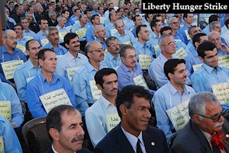 Camp Liberty residents their 7th week of hunger strike – Oct 2013