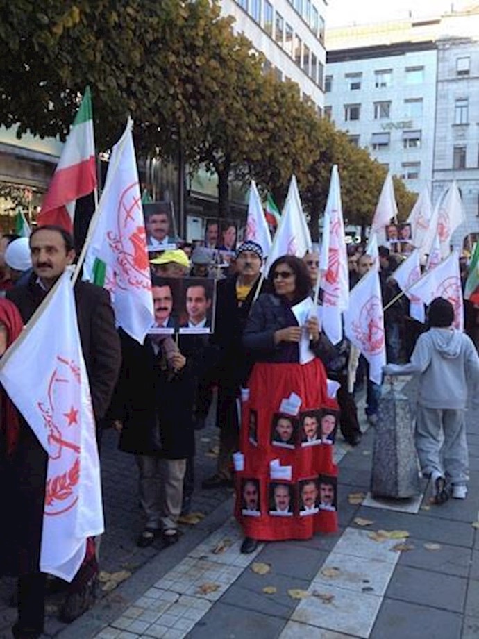 Iranian opposition protest in Sweden calls for release of Camp Ashraf hostages
