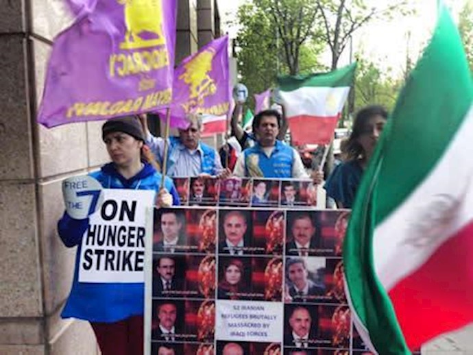 Iranians on hunger strike in Melbourne, Australia
