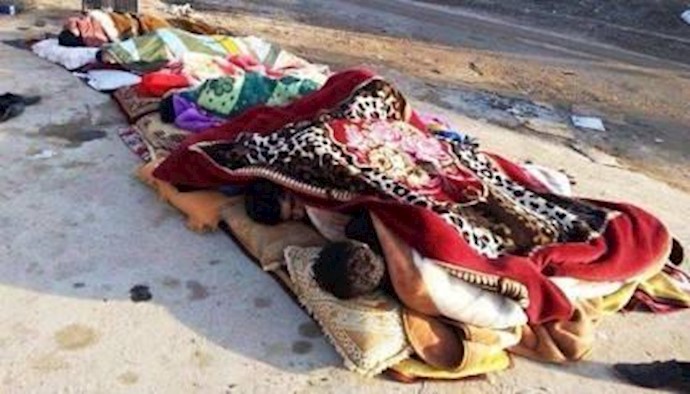 Residents of quake stricken town near Iran-Iraq border stage protest lack of aid