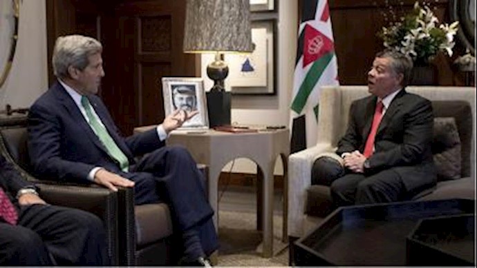 Kerry arrives in Jordan for Mideast peace push