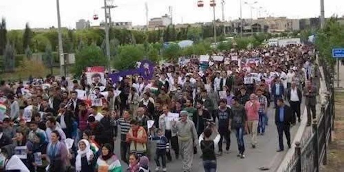 Rally in Iraqi Kurdistan protesting execution of political prisoners in Iran Rally in Iraqi Kurdistan protesting execution of political prisoners in Iran