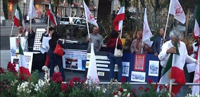 Hunger Strike and rally by Iranians in California
