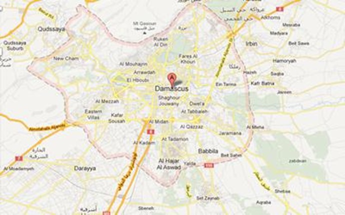 Syrian troops battle rebels around Damascus