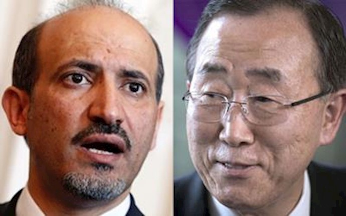 UN holds first meeting with Syrian opposition leader