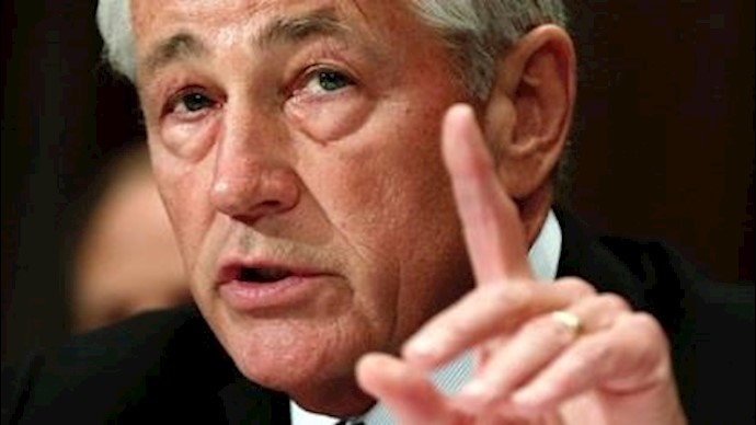 US to retain military threat against Syria: Hagel