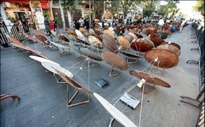 Mullahs go to war (!) against satellite dishes with tanks