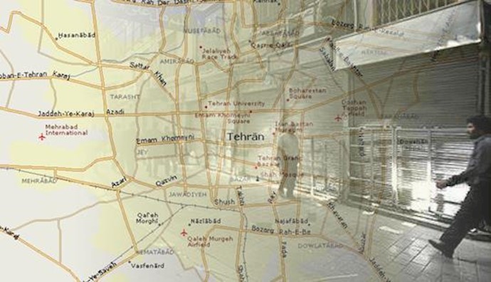 Tehran: Joumhuri and Razi shop owners’ protest