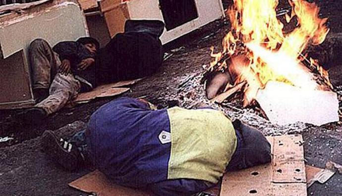  'homeless people in Tehran'