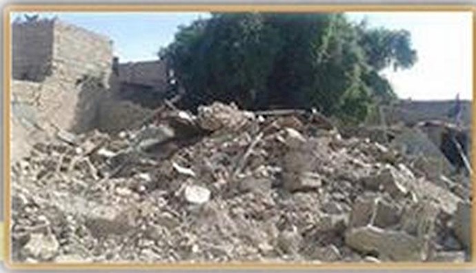 Ahwaz: Iranian regime’s agents demolish a house belonging to an elderly citizen