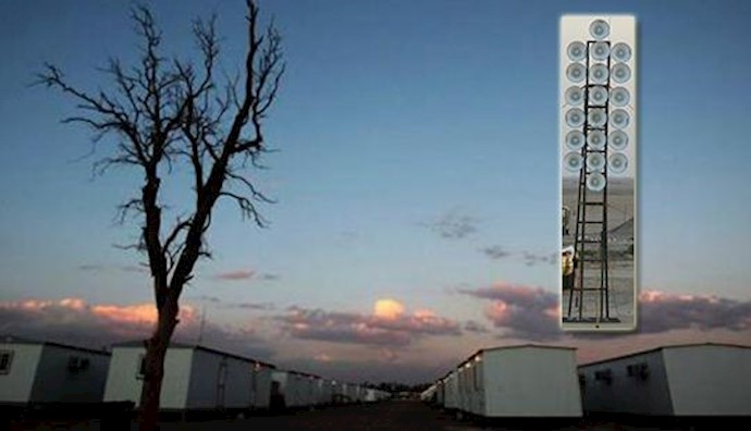 The 42-day psychological torture of Camp Liberty residents with powerful loudspeakers and clerical regime’s dirges in Farsi and Arabic