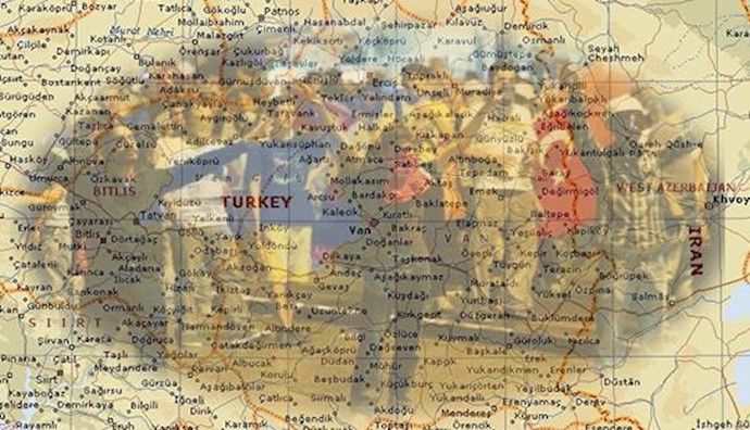 Turkey: Demonstration against the Iranian regime in the city of Van