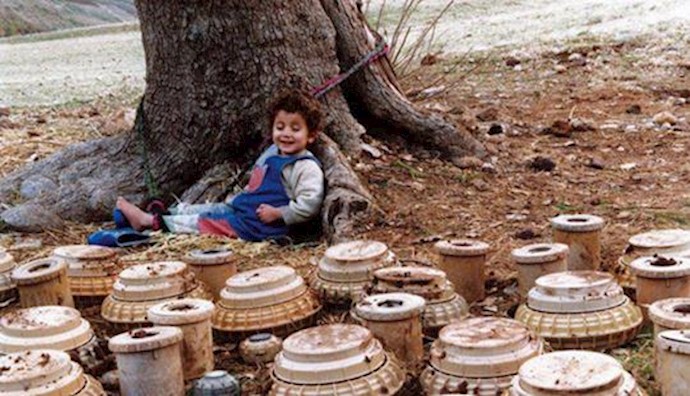  'Left over landmines from Iran-Iraq war'