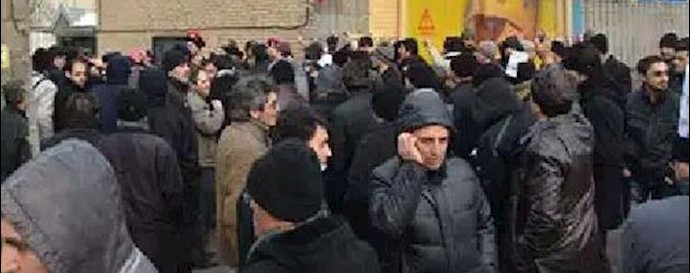 The 2nd protest gathering of the workers of “Tabriz Kaf” company