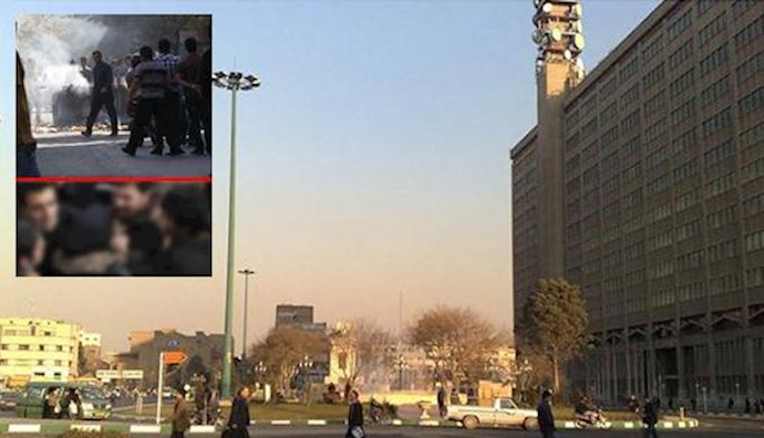 Tehran: people clash with suppressive security guards