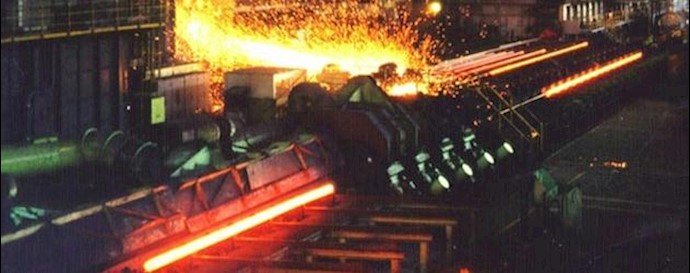 Iran unemployed Steel factory workers on strike