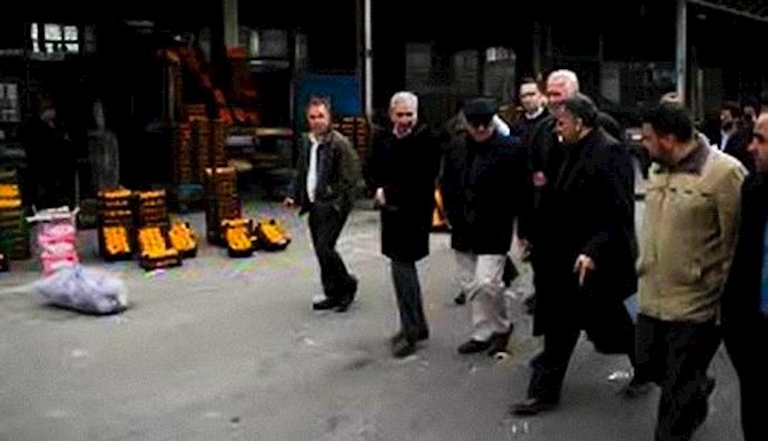 Iran: protest gathering of fruit vendors in Tabriz