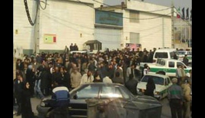  'Outside Evin Prison'