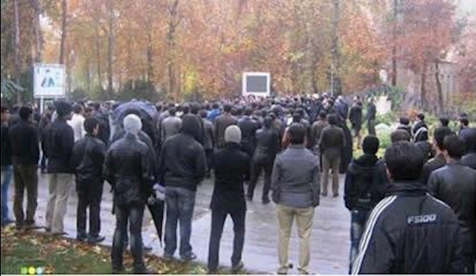  'Protest gatherings have always been seen in the Iranian city of Isfahan'