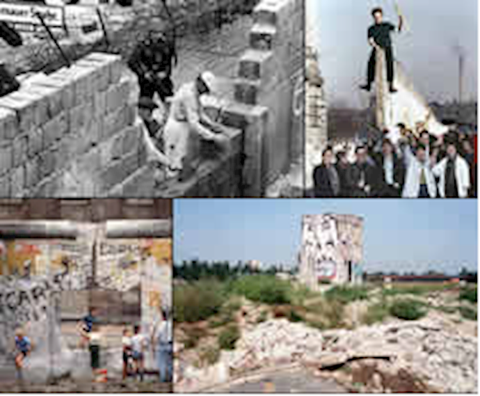  'Berlin Wall since the beginning to the end'