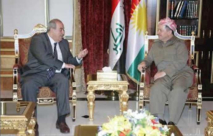 Allawi meets Barzani, stresses on major changes in Iraq