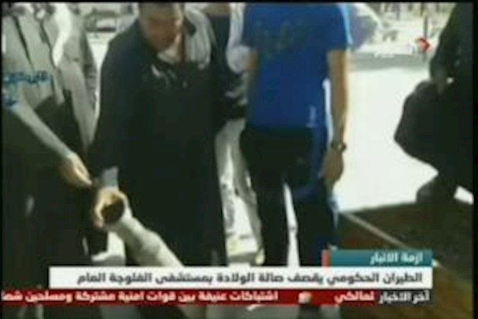  'Footage posted on social media show Iran-made missiles used by Maliki air force against hospital in Fallujah, Iraq'