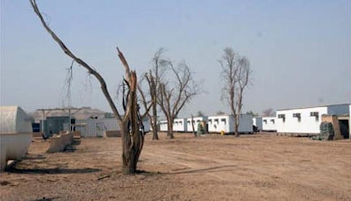 Preventing entry of utility items to Camp Liberty, theft by Iraqi forces