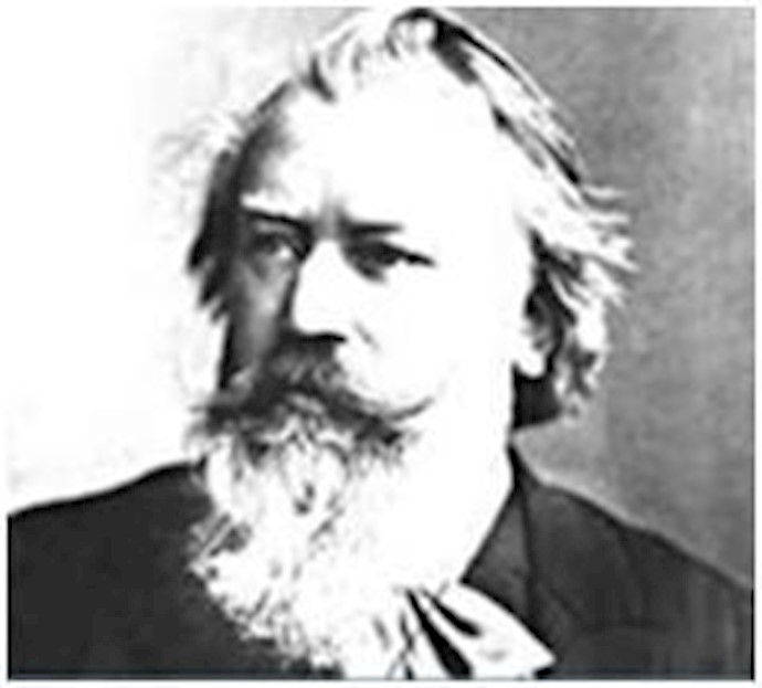  'Johannes Brahms, German composer '