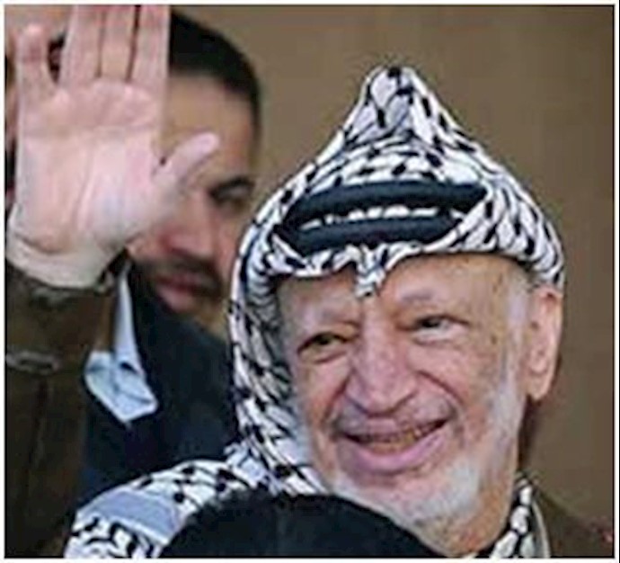  'Yasser Arafat,  first Palestinian president  '