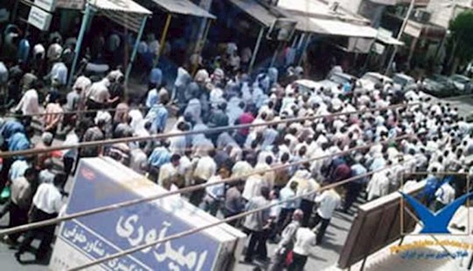 Labor protests across various Iranian cities