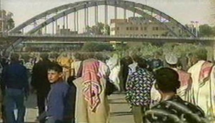  'Scene of Ahvaz anti-regime protests'