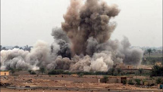  'Shelling of Fallujah by Maliki forces'
