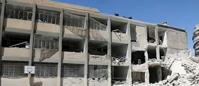  'Bombing of Aleppo by Assad forces'