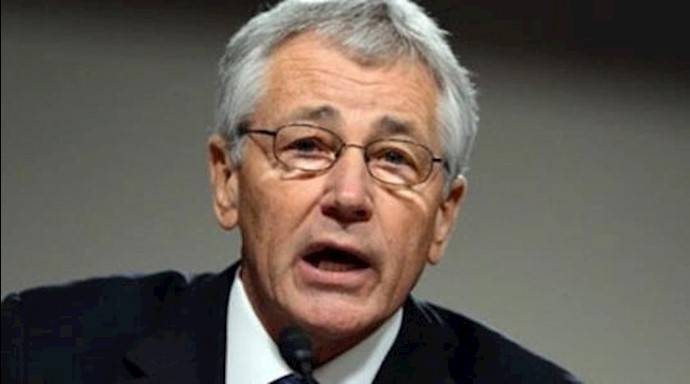  'US Defense Secretary Chuck Hagel'