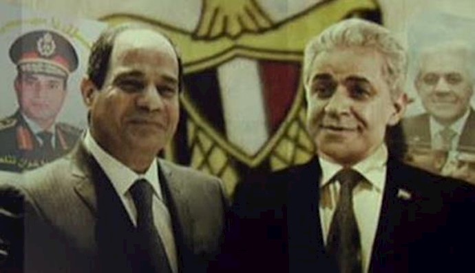  'General Abdul-Fattah al-Sisi and Hamdin  Sabahi'