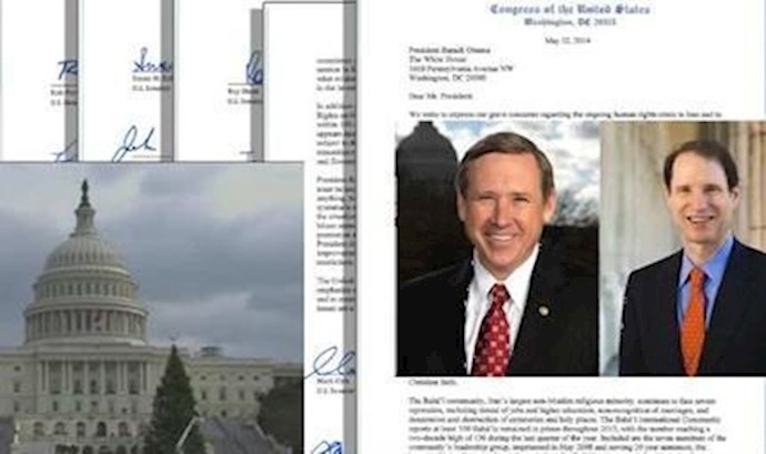 US Bipartisan letter from 23 Senators and 15 Congressmen condemning Iran’s rights violations