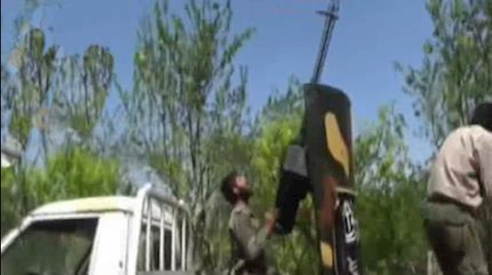  'Syrian rebels in action'