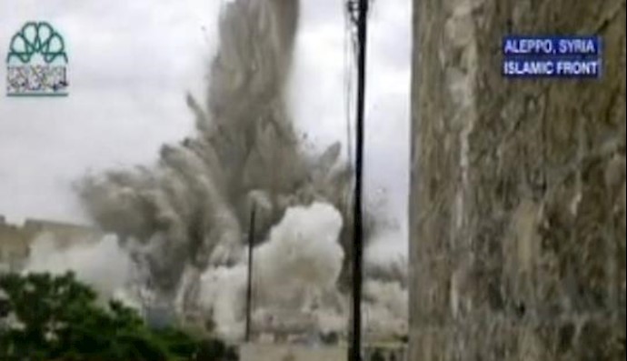 Syrian rebels blow up Aleppo hotel used by army: TV