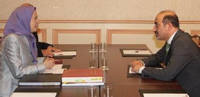 Azzaman Int’l daily: Maryam Rajavi agrees with Ahmad Jarba to overthrow Iran & Syria regimes