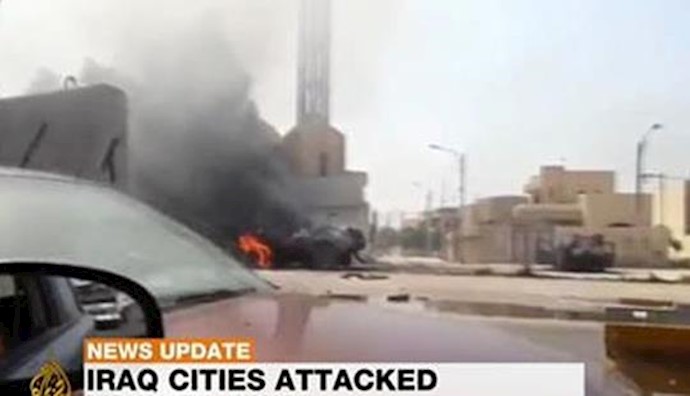 Al Jazeera TV: Iraqi armed groups marching into various areas of the country